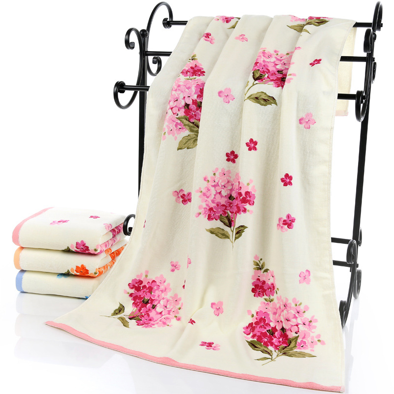 Manufacturers wholesale customize printed logo colorful 100% cotton face beach bath towel