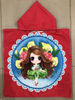 Microfiber Kid Hooded Beach Towel Baby Poncho Stocks or Customize
