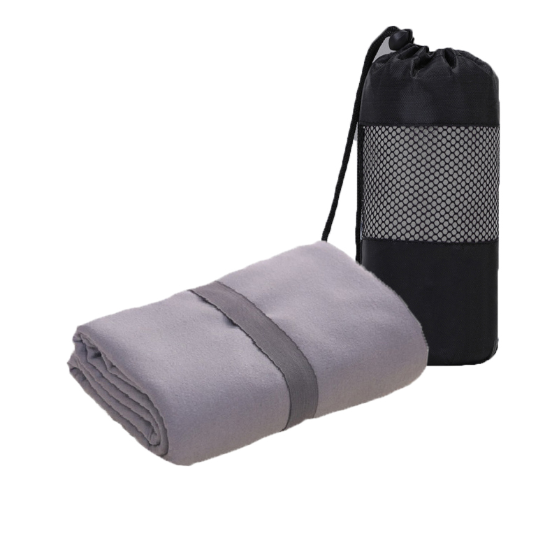 Polar Fleece (microfiber/suede) Sports Towel Gym Towel Solid Color or Customize Pattern/Logo Printed Available