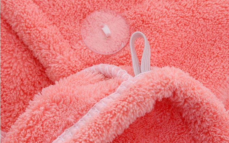 coral fleece Hair Wrap Towel Magic Hair-drying Cap turban Customize Logo Package