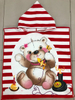 Microfiber Kid Hooded Beach Towel Baby Poncho Stocks or Customize