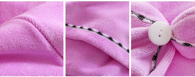 Microfiber Hair Wrap Towel Magic Hair-drying Cap turban Customize Logo Package