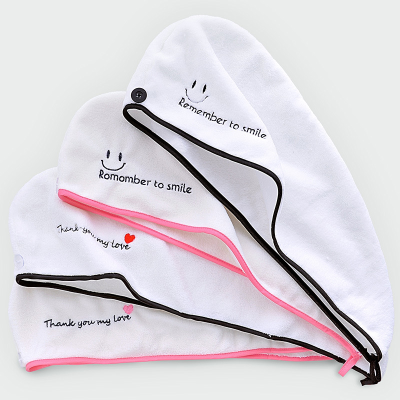 Microfiber Hair Wrap Towel Magic Hair-drying Cap turban Customize Logo Package